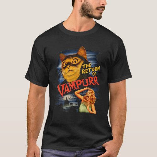 The Return Of Vampurr Cat Funny T_Shirt