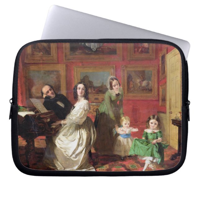 The Rev. and Mrs Palmer-Lovell with their daughter Laptop Sleeve (Front)