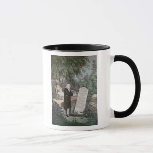 The Rev John Wesley visiting his mothers grave Mug