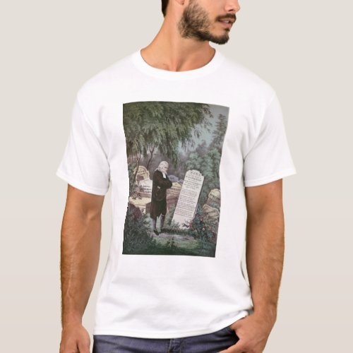The Rev John Wesley visiting his mothers grave T_Shirt