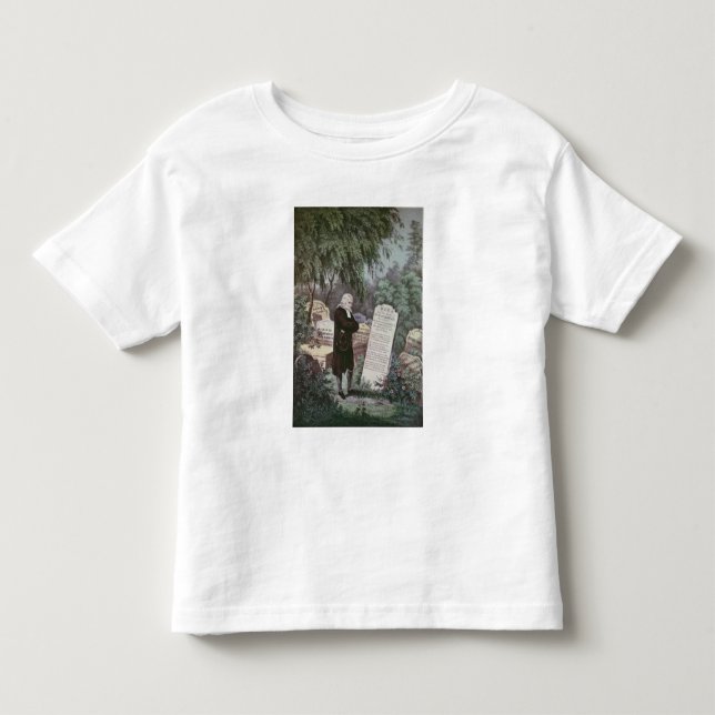 The Rev. John Wesley visiting his mother's grave Toddler T-shirt (Front)