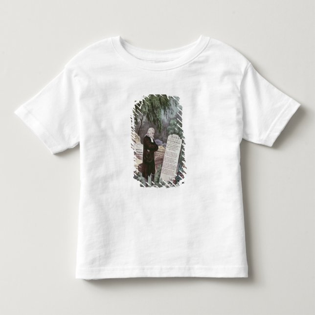 The Rev. John Wesley visiting his mother's grave Toddler T-shirt (Front)