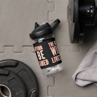 The Revolution Will Be Livestreamed Water Bottle