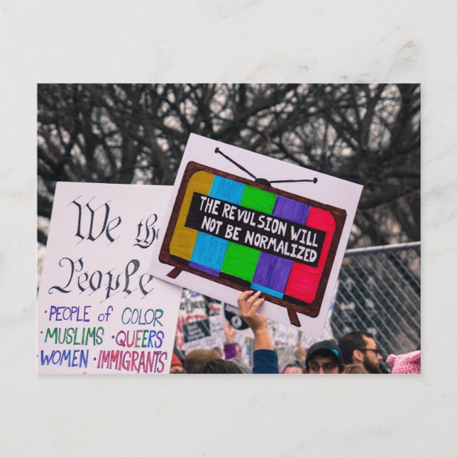 The Revulsion will not be Normalized Postcard (Front)