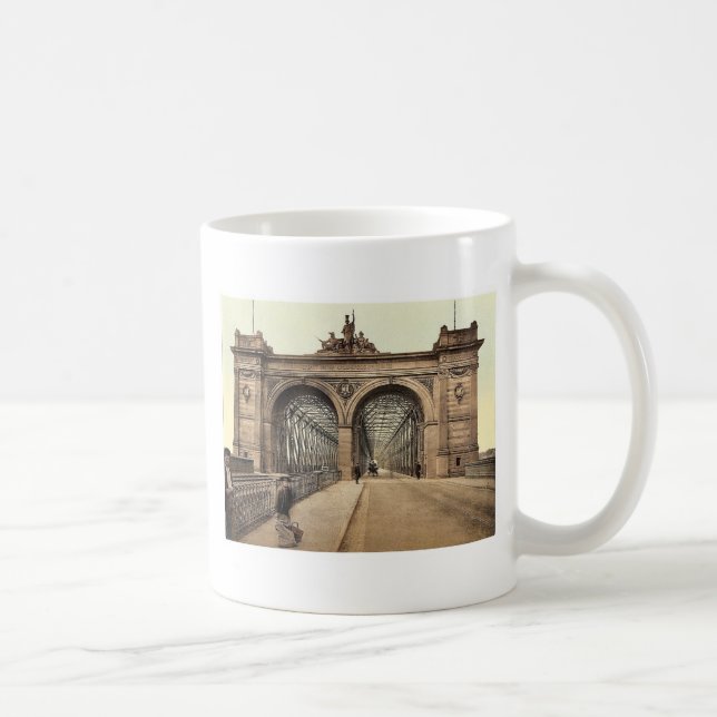 The Rhine Bridge, Mannheim, Baden, Germany rare Ph Coffee Mug (Right)