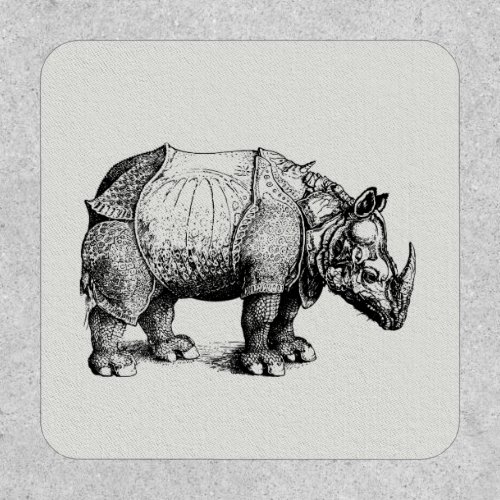 The Rhinoceros Ceramic Tile Patch