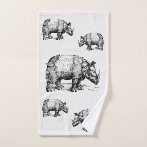 The Rhinoceros      Hand Towel