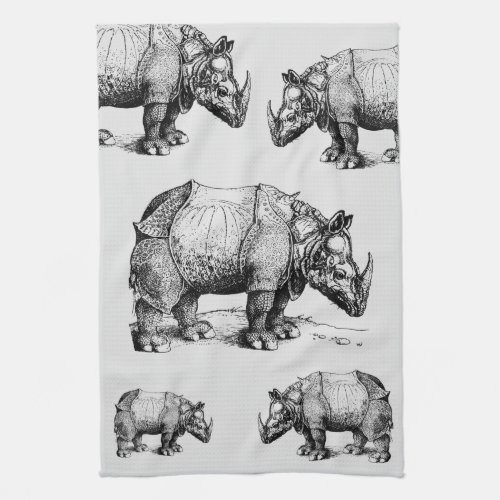 The Rhinoceros   Kitchen Towel