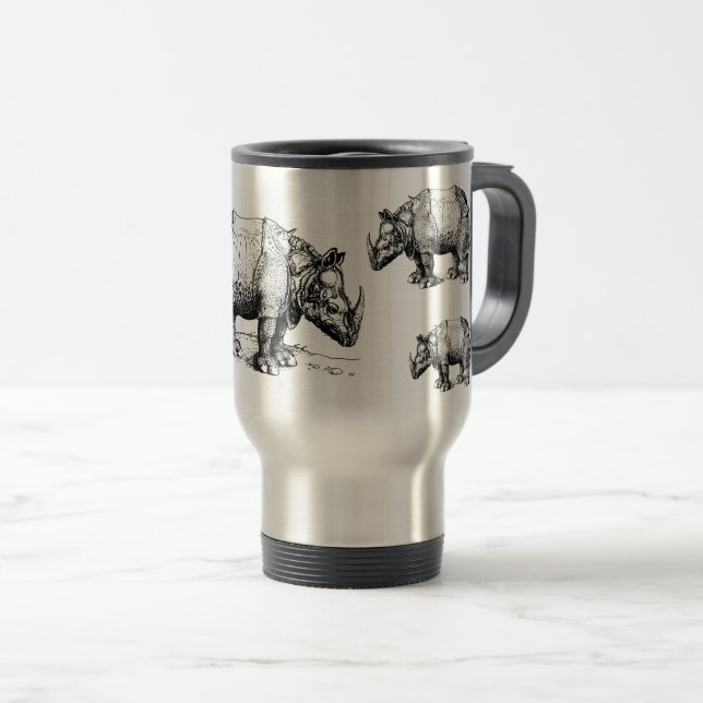The Rhinoceros         Travel Mug (Front Right)