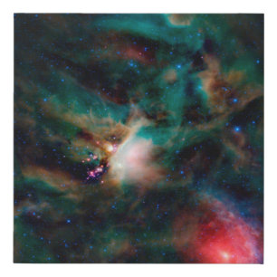 The Rho Ophiuchi Cloud Complex. Faux Canvas Print