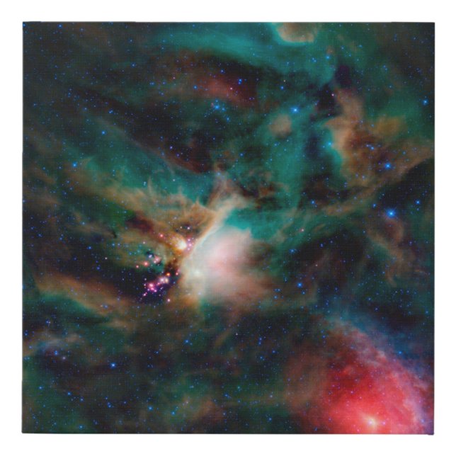 The Rho Ophiuchi Cloud Complex. Faux Canvas Print (Front)