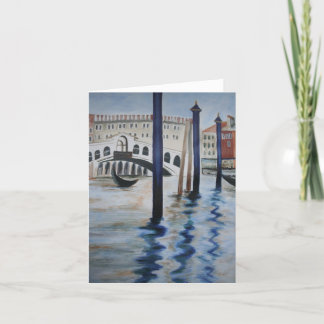 The Rialto Bridge Note Card