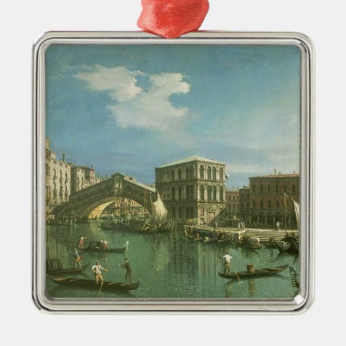 The Rialto Bridge Venice Metal Ornament