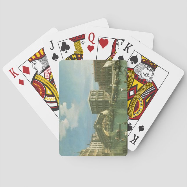 The Rialto Bridge, Venice Poker Cards (Back)