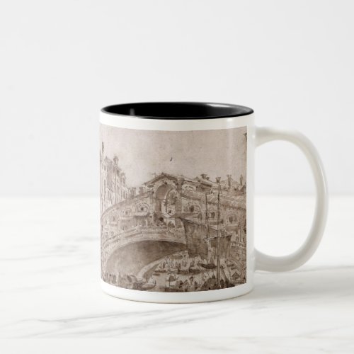 The Rialto Bridge Venice Two_Tone Coffee Mug