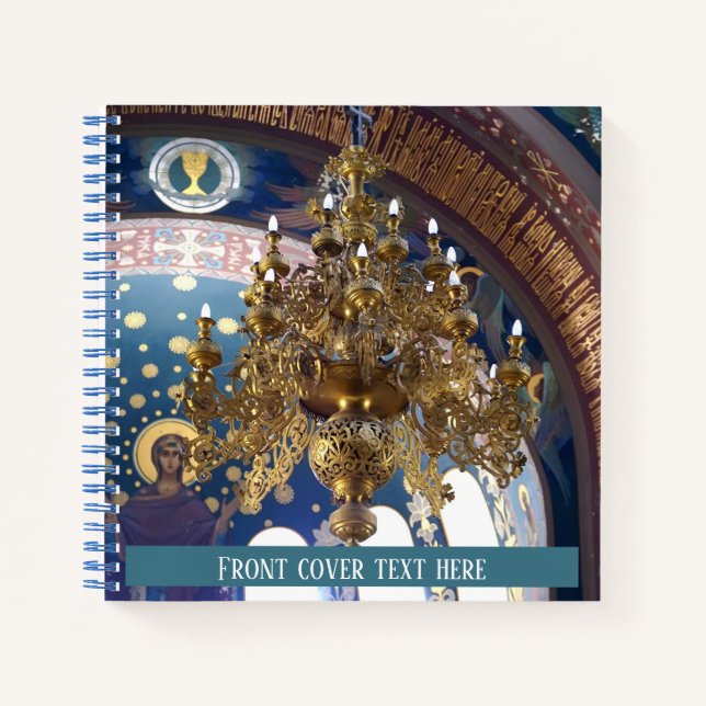 The rich decoration of the Orthodox Cathedral Notebook (Front)
