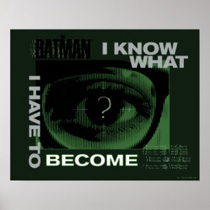 The Riddler "I Know What I Have To Become" Poster