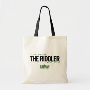 The Riddler - I Know What I Must Become Tote Bag