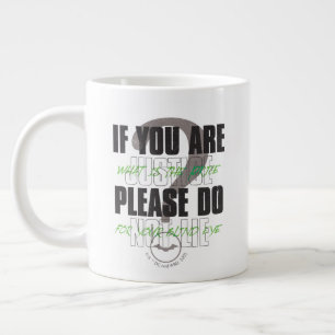The Riddler - If You Are Justice Please Do Not Lie Giant Coffee Mug