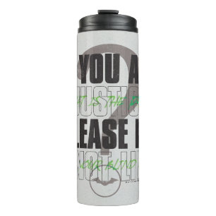 The Riddler - If You Are Justice Please Do Not Lie Thermal Tumbler