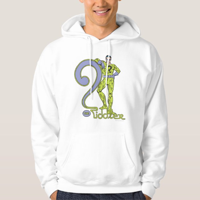 The Riddler & Logo Green Hoodie (Front)