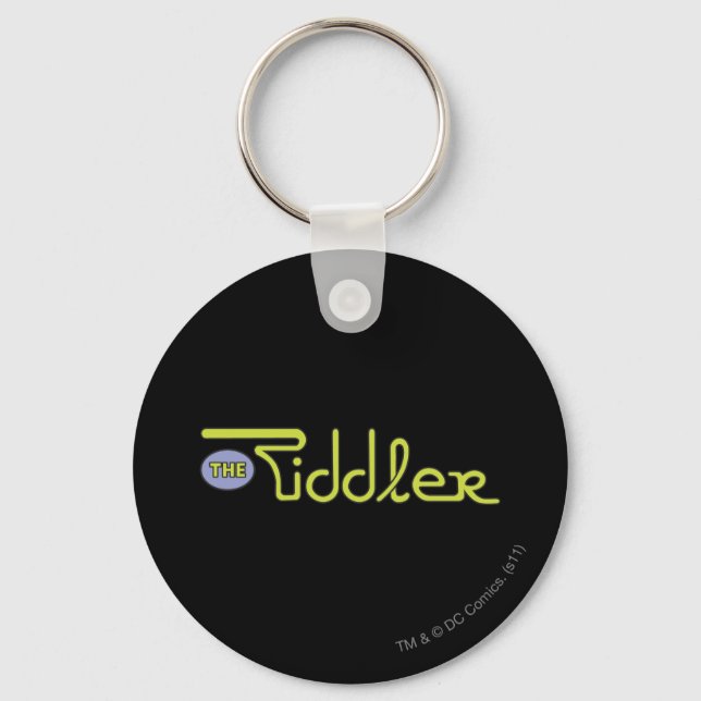 The Riddler Logo Green Keychain (Front)