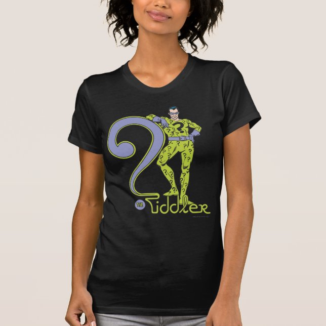 The Riddler & Logo Green T-Shirt (Front)
