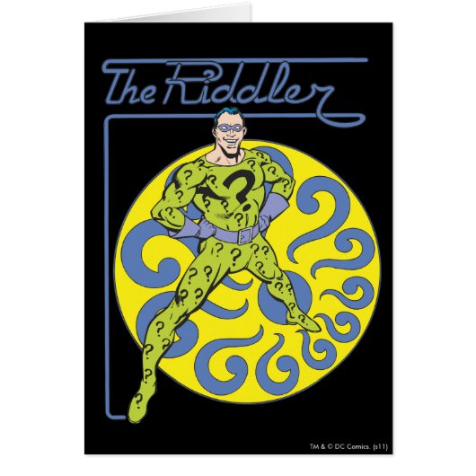 The Riddler & Logo Purple Cards (Front)