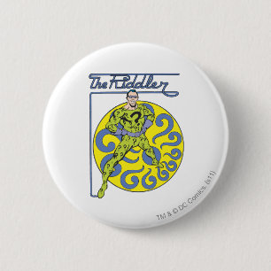 The Riddler & Logo Purple Pinback Button