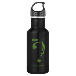 The Riddler "To The Batman" Question Mark Stainless Steel Water Bottle