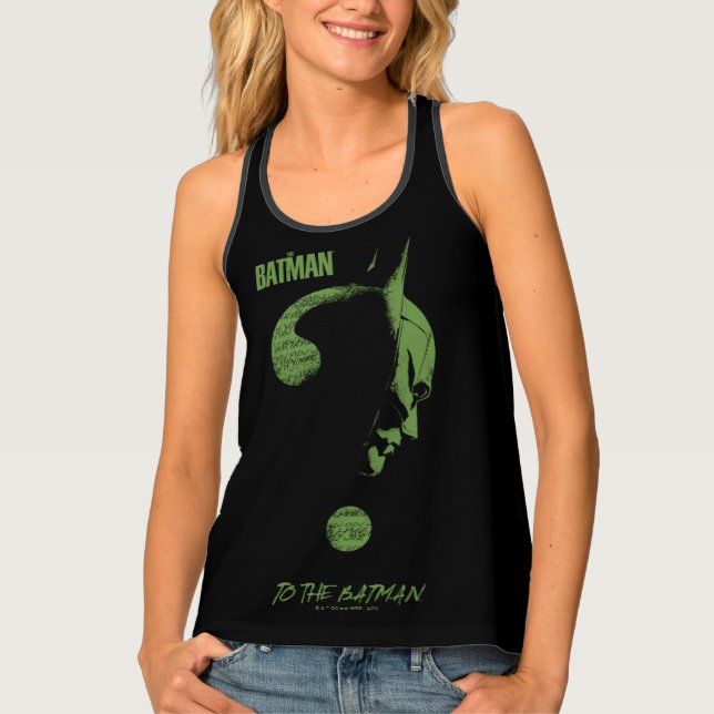 The Riddler "To The Batman" Question Mark Tank Top (Front)