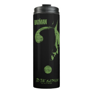 The Riddler "To The Batman" Question Mark Thermal Tumbler
