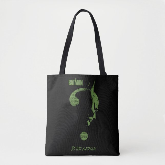 The Riddler "To The Batman" Question Mark Tote Bag (Front)