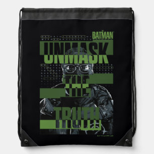 The Riddler - Unmask The Truth Drawstring Bag