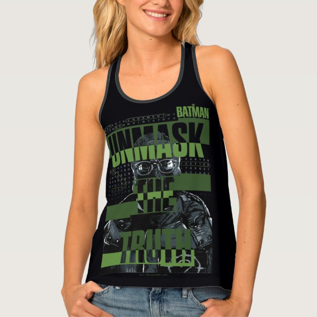 The Riddler - Unmask The Truth Tank Top (Front)