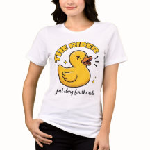 The Rider Bestie T-Shirt, Funny Rubber Duck Tee