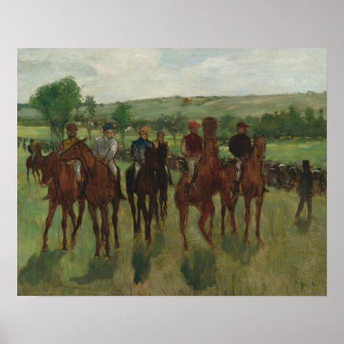 The Riders Fine Art by Edgar Degas Poster