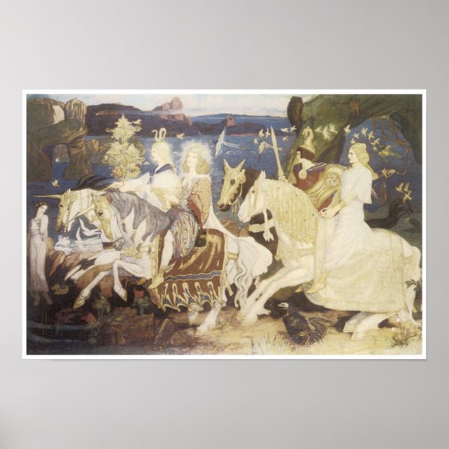 The Riders of the Sidhe, 1911 Poster (Front)