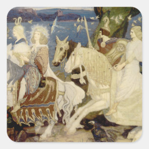 The Riders of the Sidhe Square Sticker