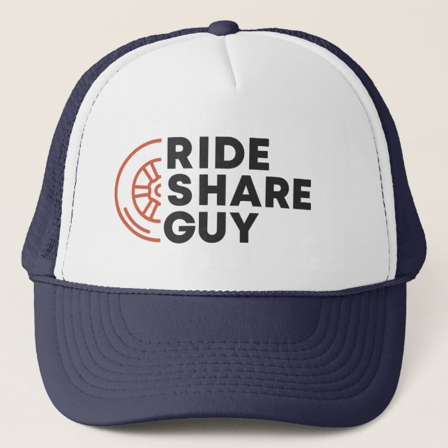 The Rideshare Guy Trucker Hat (NEW 2019) (Front)