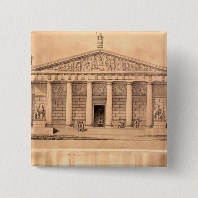 The Riding School of the Imperial Guards, St. Pete Button (Front)