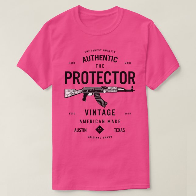 The Rifle Protector T-Shirt (Design Front)