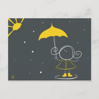 The right attitude postcard