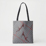 The Right Shoes Black And White Checked Tote Bag at Zazzle