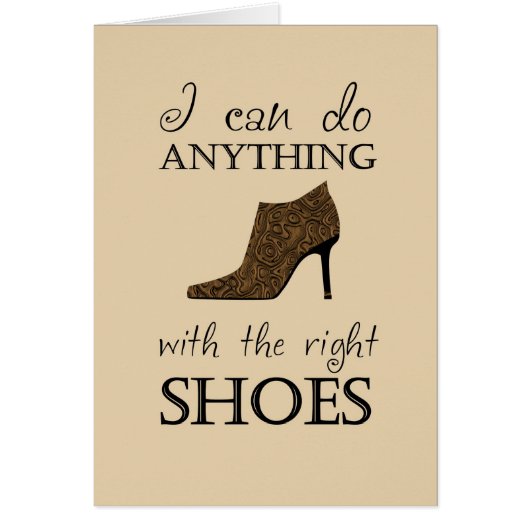 The Right Shoes Cards (Front)