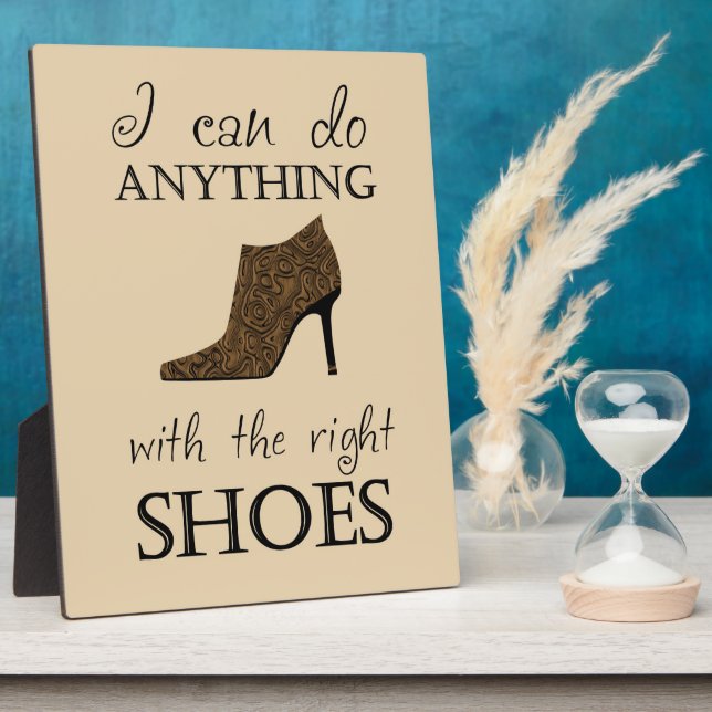 The Right Shoes Plaque (Side)