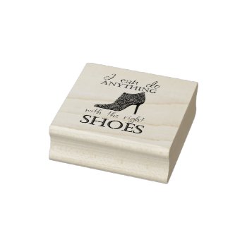 The Right Shoes Rubber Stamp by PawsitiveDesigns at Zazzle