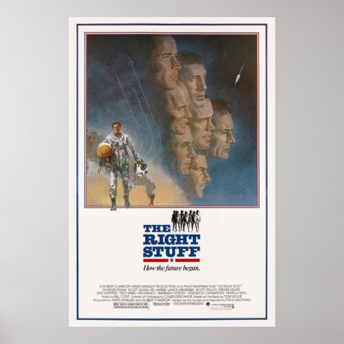 The Right Stuff  Vintage Movie Poster