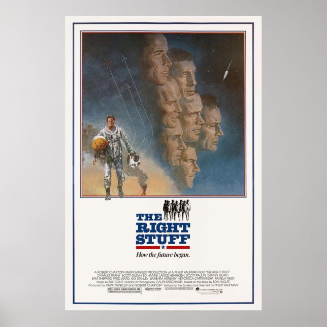 The Right Stuff  Vintage Movie Poster (Front)