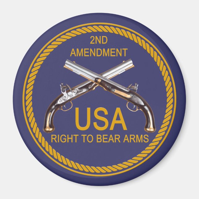 The Right To Bear Arms 3 Magnet (Front)